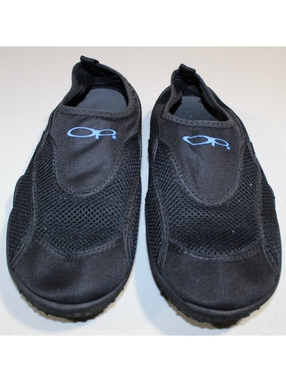 OP Ocean Pacific Men's Water Shoes - Unisex Size 9 - Black Mesh Aqua Socks